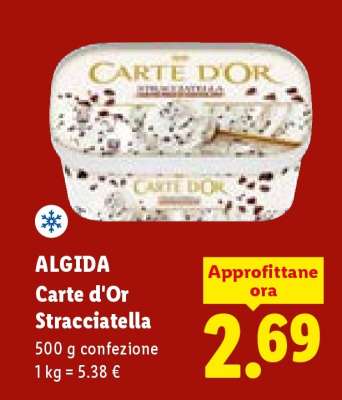 ALGIDA Carte d'Or Stracciatella