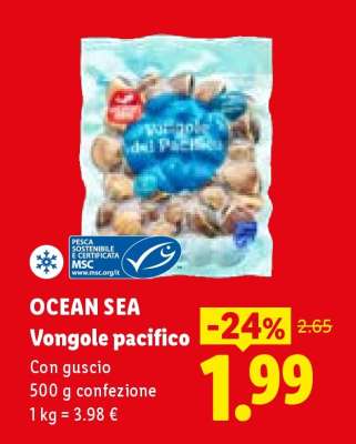 OCEAN SEA Vongole pacifico