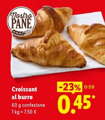 CROISSANT AL BURRO