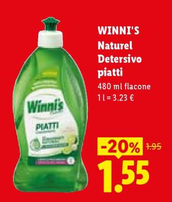 Winni's Naturel Detersivo piatti