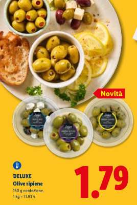 DELUXE Olive ripiene