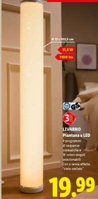 Livarno Piantana a LED