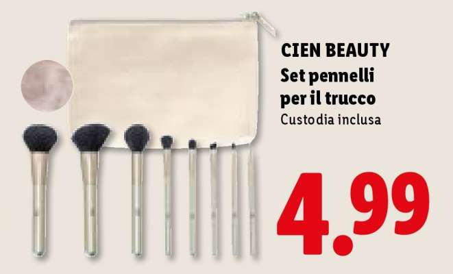 CIEN BEAUTY Set pennelli per il trucco