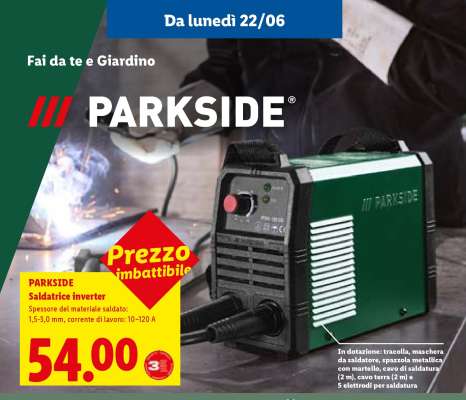 Parkside Saldatrice Inverter
