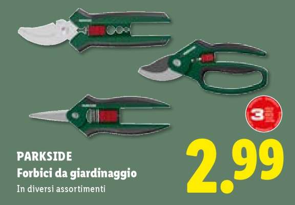PARKSIDE Forbici da giardinaggio