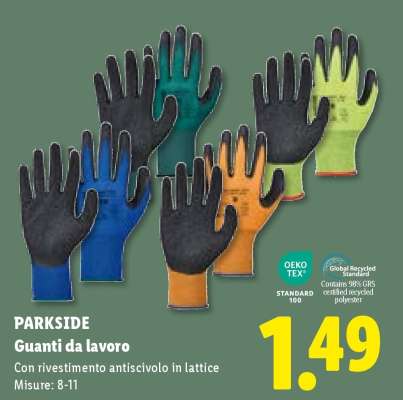 Parkside Guanti da lavoro