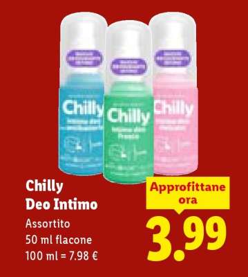 Chilly Deo Intimo