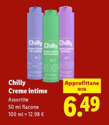 Chilly Creme intime