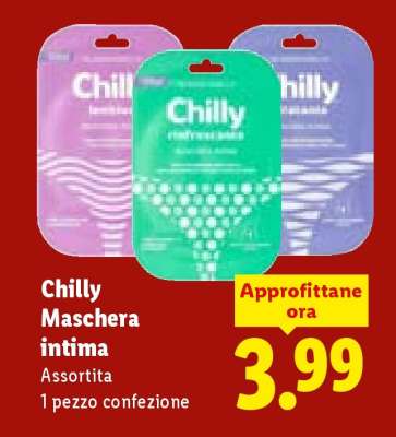 CHILLY maschera intima
