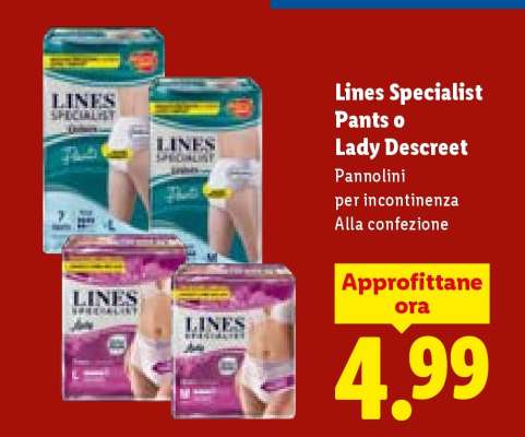Lines Specialist Pants o Lady Descreet