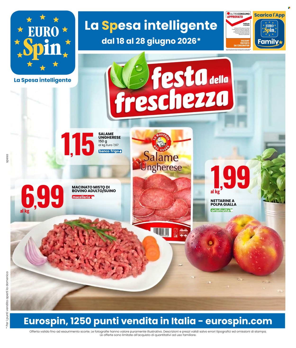 Volantino EuroSpin - 18/6/2026 - 28/6/2026. Pagina 1