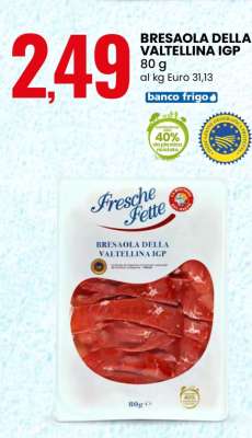 Bresaola della Valtellina IGP