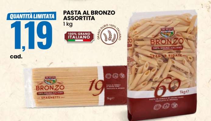 PASTA AL BRONZO ASSORTITA