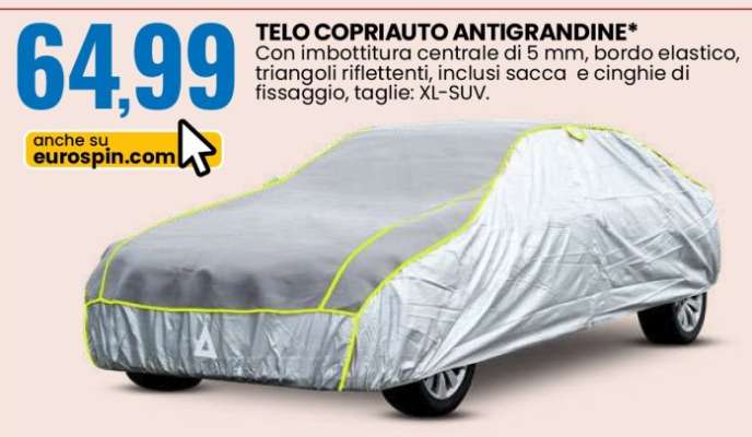 TELO COPRIAUTO ANTIGRANDINE