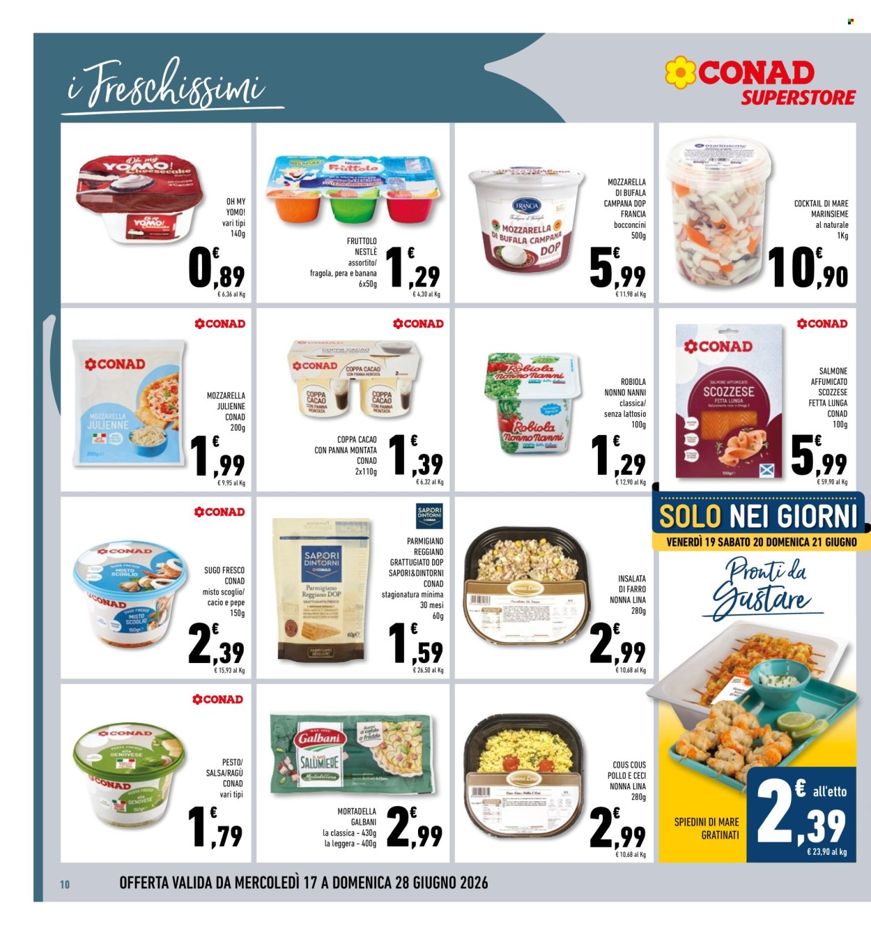 Volantino Conad - 17/6/2026 - 28/6/2026. Pagina 10