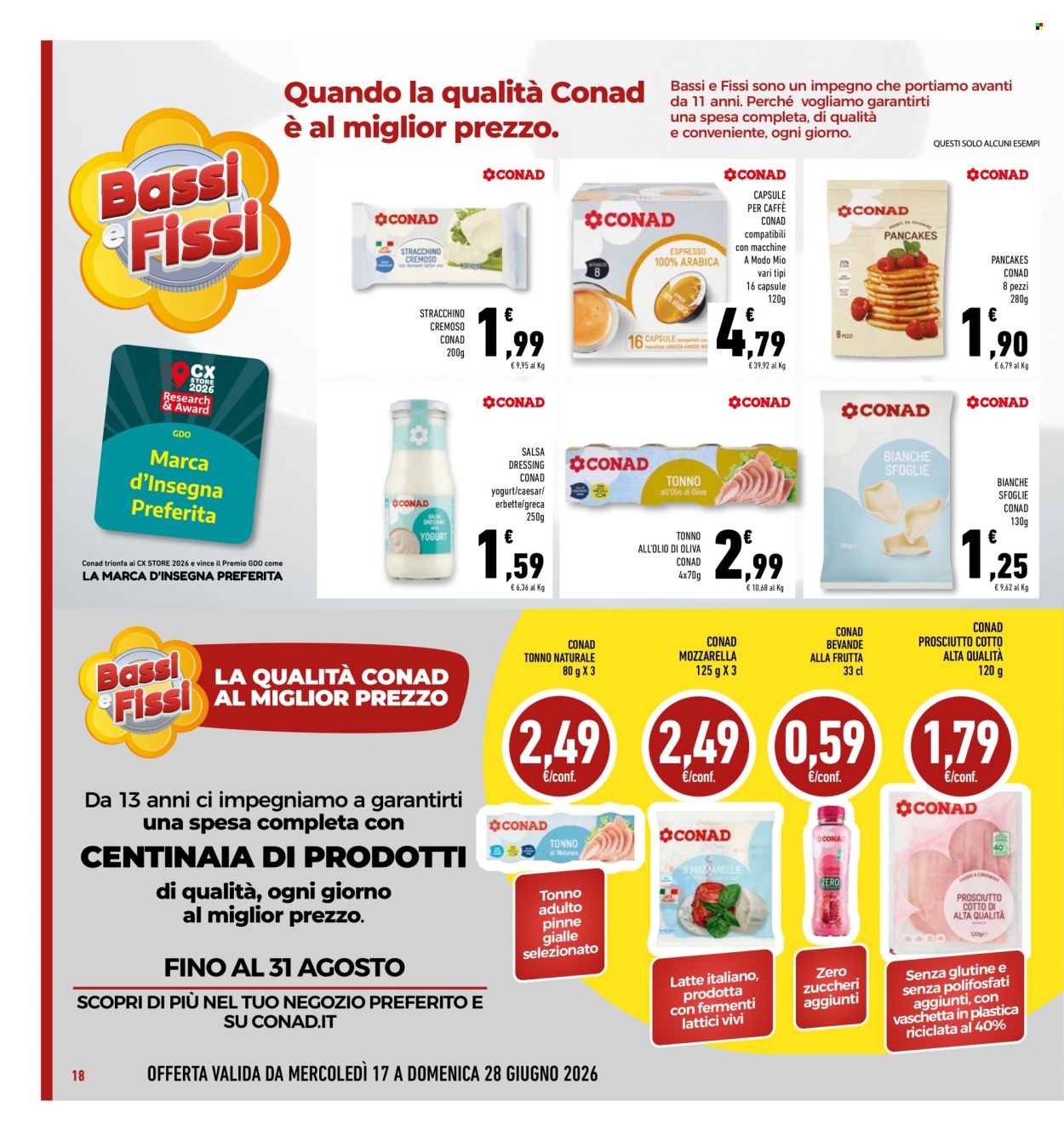 Volantino Conad - 17/6/2026 - 28/6/2026. Pagina 18