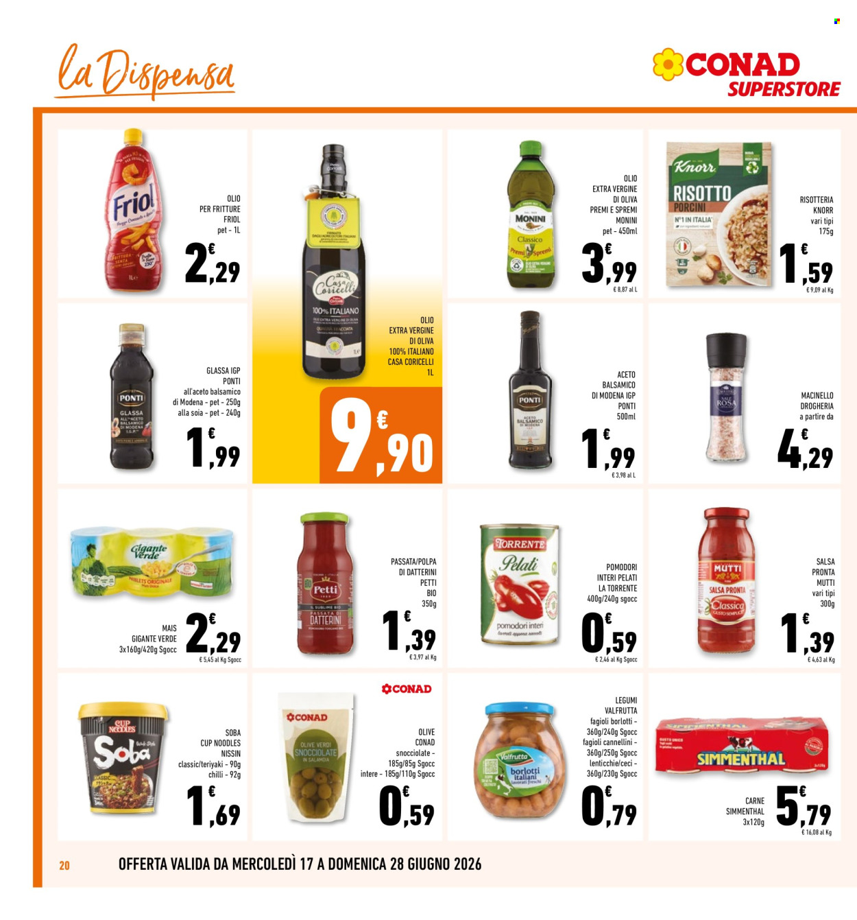 Volantino Conad - 17/6/2026 - 28/6/2026. Pagina 20