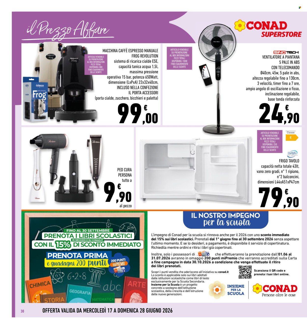 Volantino Conad - 17/6/2026 - 28/6/2026. Pagina 30