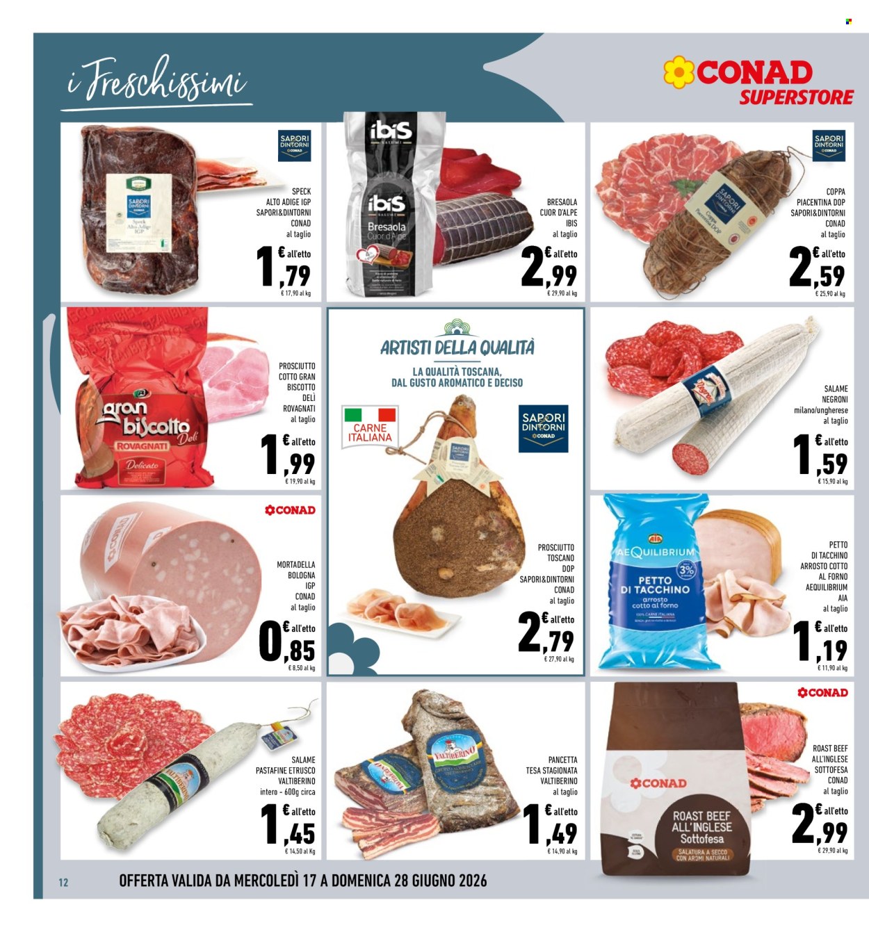 Volantino Conad Superstore - 17/6/2026 - 28/6/2026. Pagina 12