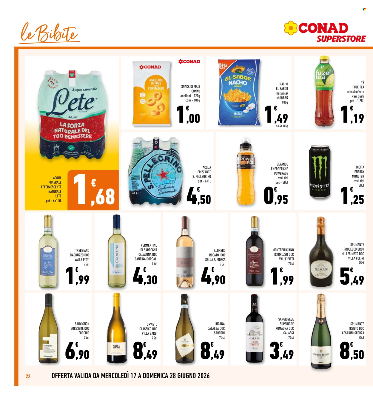 Volantino Conad Superstore - 17/6/2026 - 28/6/2026. Pagina 22