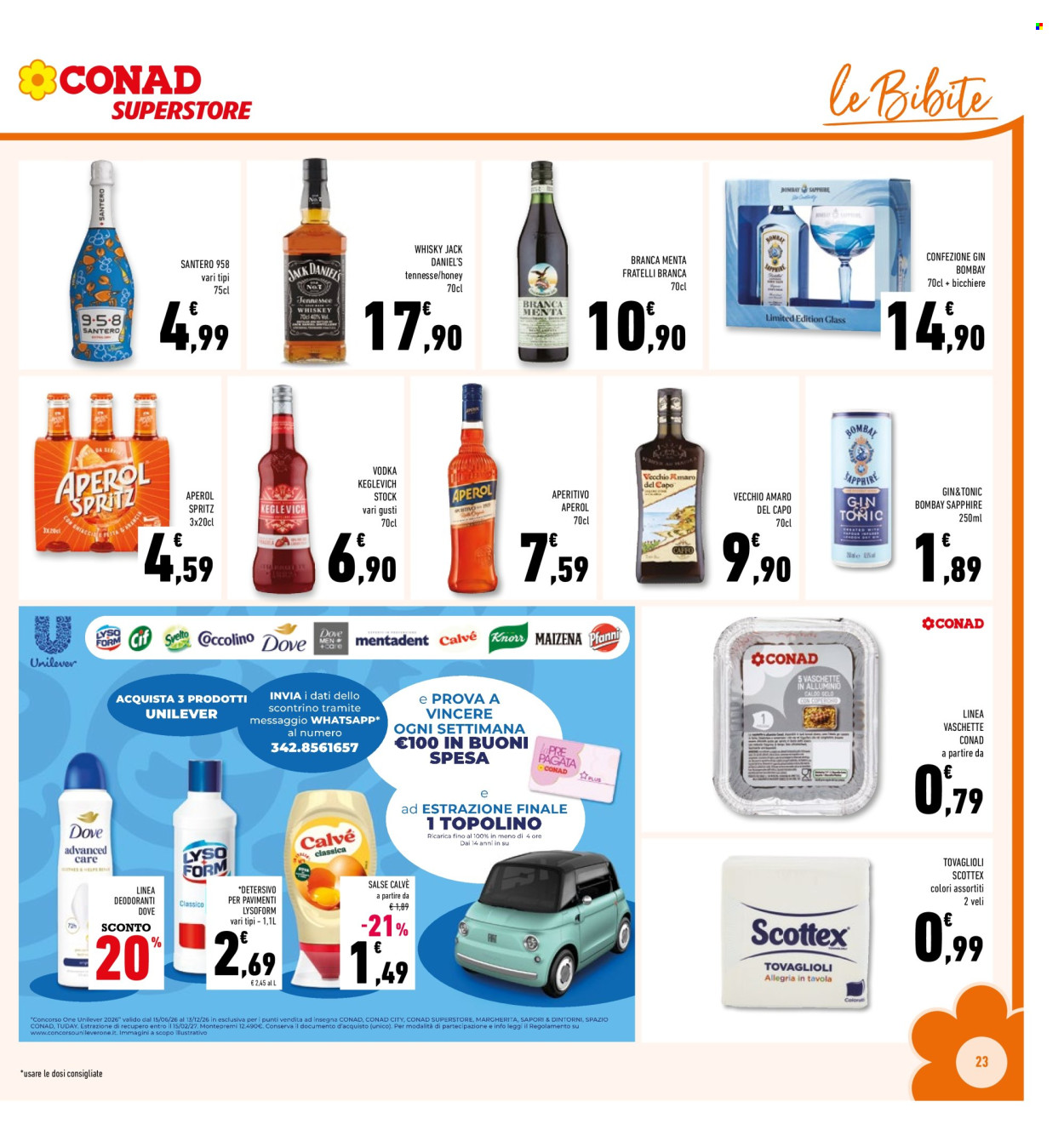 Volantino Conad Superstore - 17/6/2026 - 28/6/2026. Pagina 23