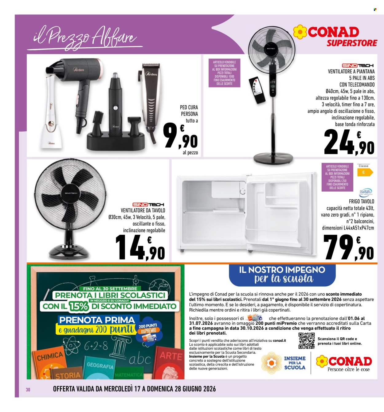 Volantino Conad Superstore - 17/6/2026 - 28/6/2026. Pagina 30