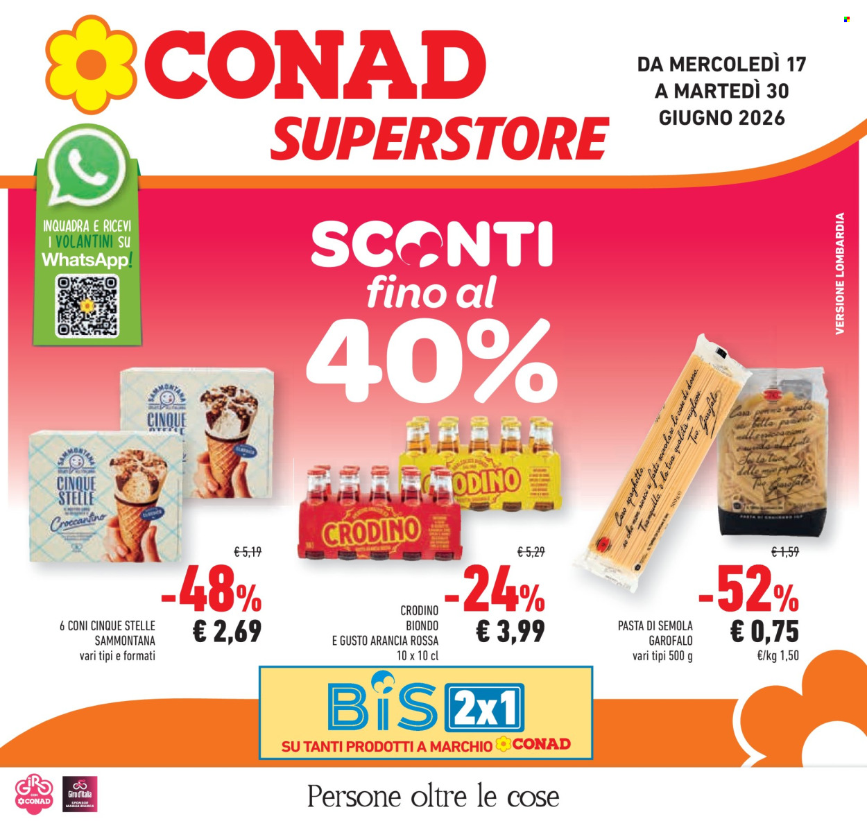 Volantino Conad Superstore - 17/6/2026 - 30/6/2026. Pagina 1