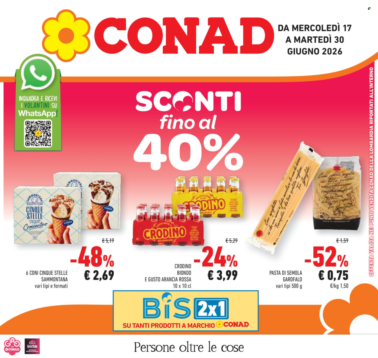 Volantino Conad - 17/6/2026 - 30/6/2026. Pagina 1