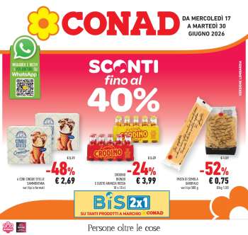 Volantino Conad - 17/6/2026 - 30/6/2026.