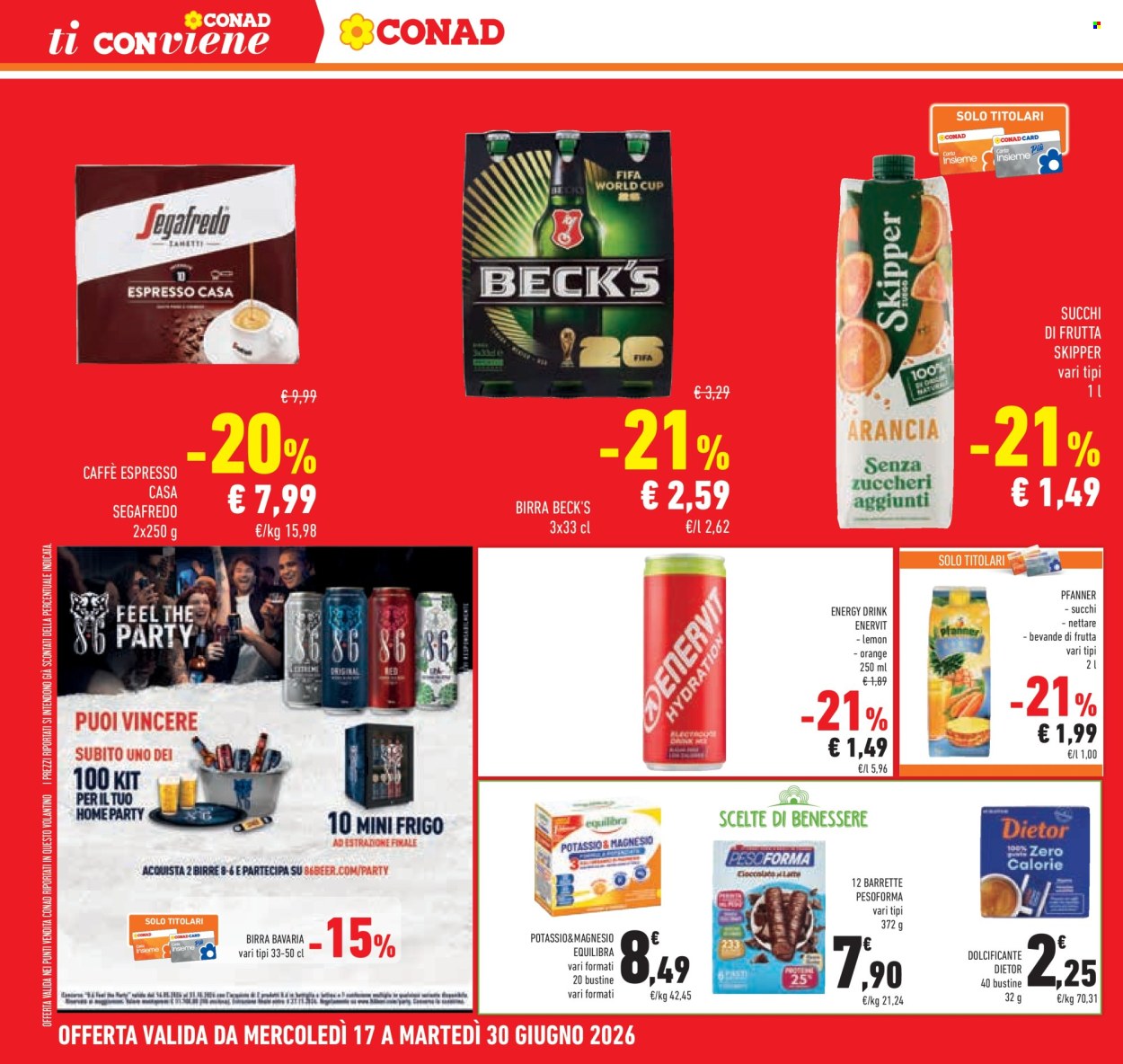 Volantino Conad - 17/6/2026 - 30/6/2026. Pagina 34