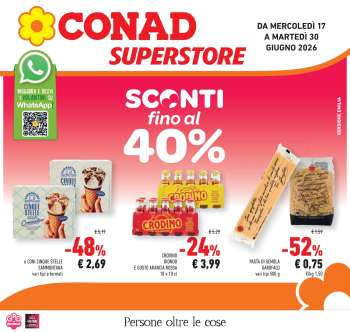 Volantino Conad Superstore - 17/6/2026 - 30/6/2026.