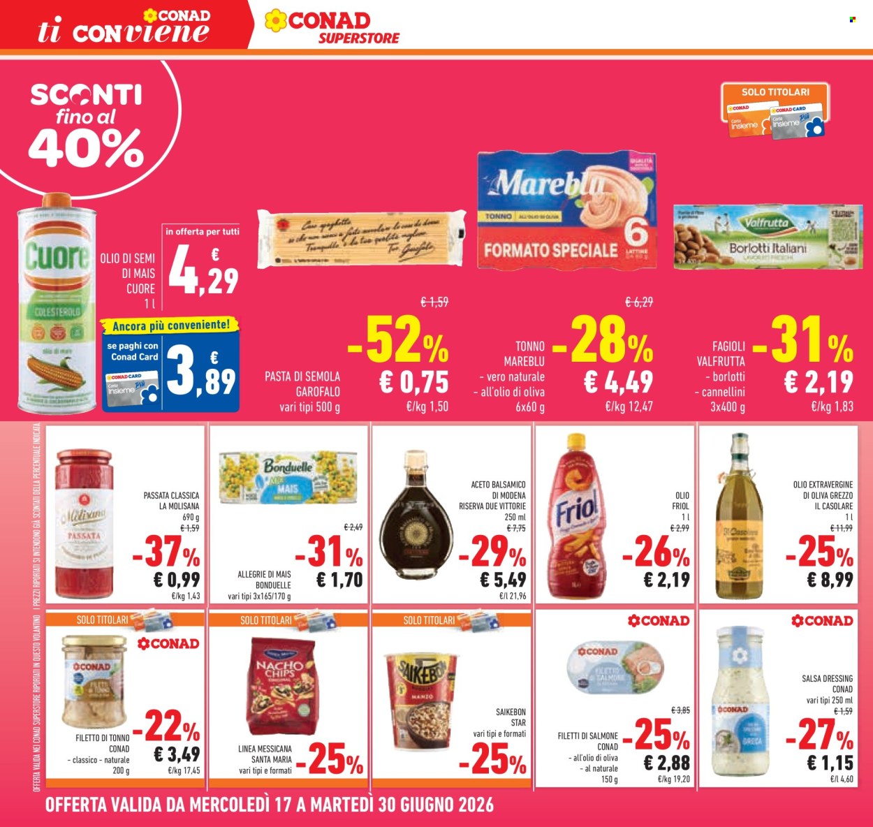 Volantino Conad Superstore - 17/6/2026 - 30/6/2026. Pagina 20