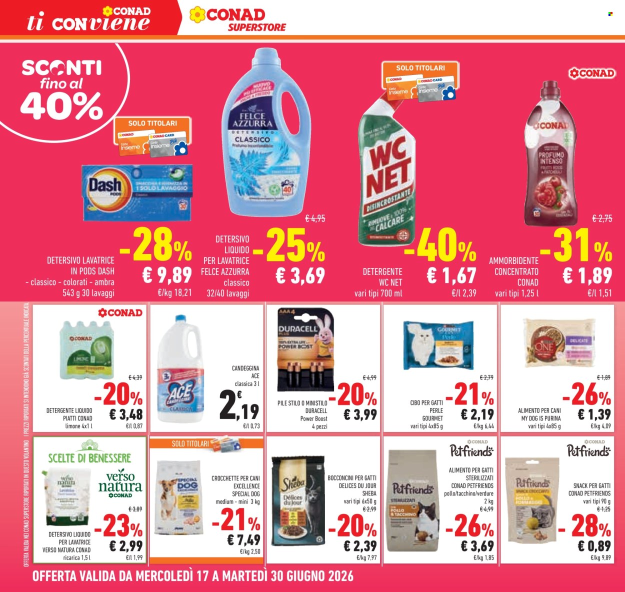 Volantino Conad Superstore - 17/6/2026 - 30/6/2026. Pagina 28