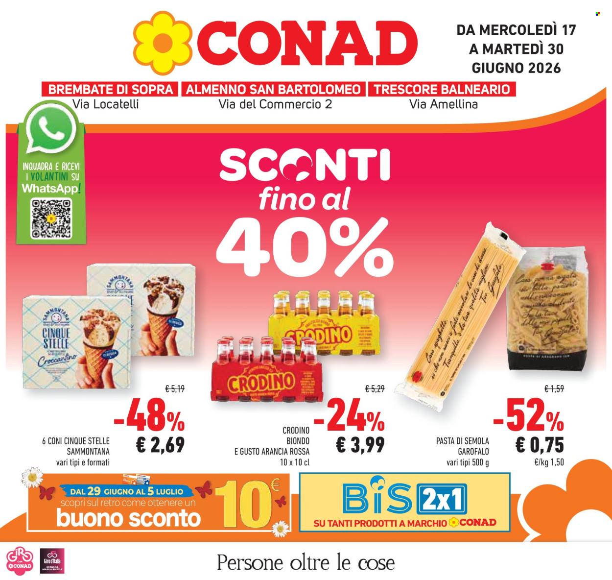 Volantino Conad - 17/6/2026 - 30/6/2026. Pagina 1