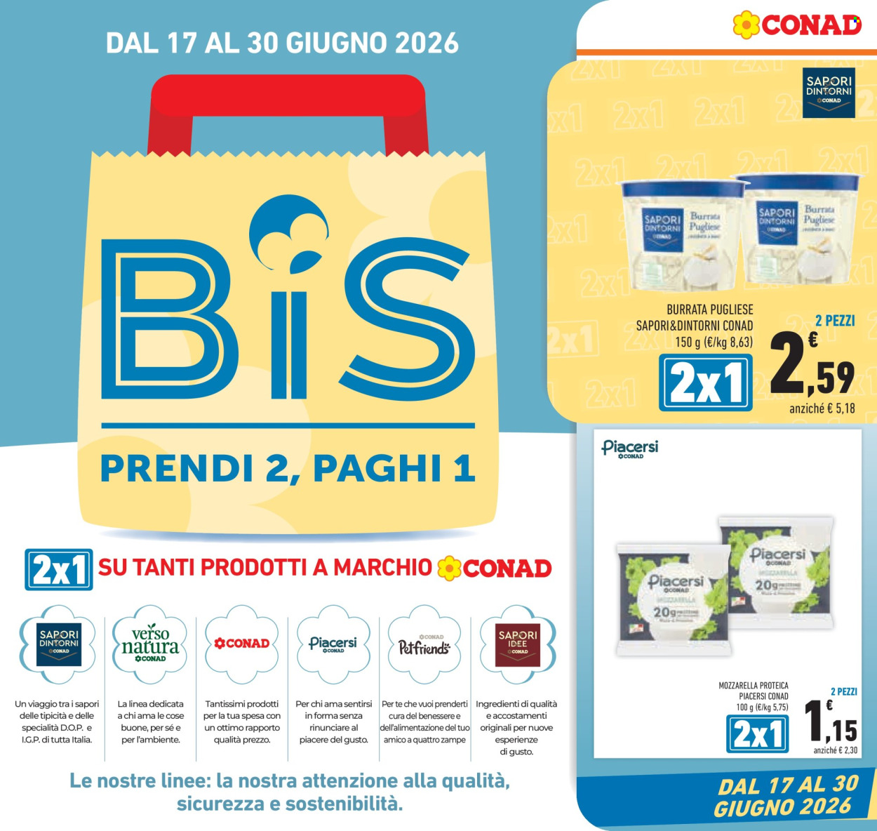 Volantino Conad - 17/6/2026 - 30/6/2026. Pagina 6
