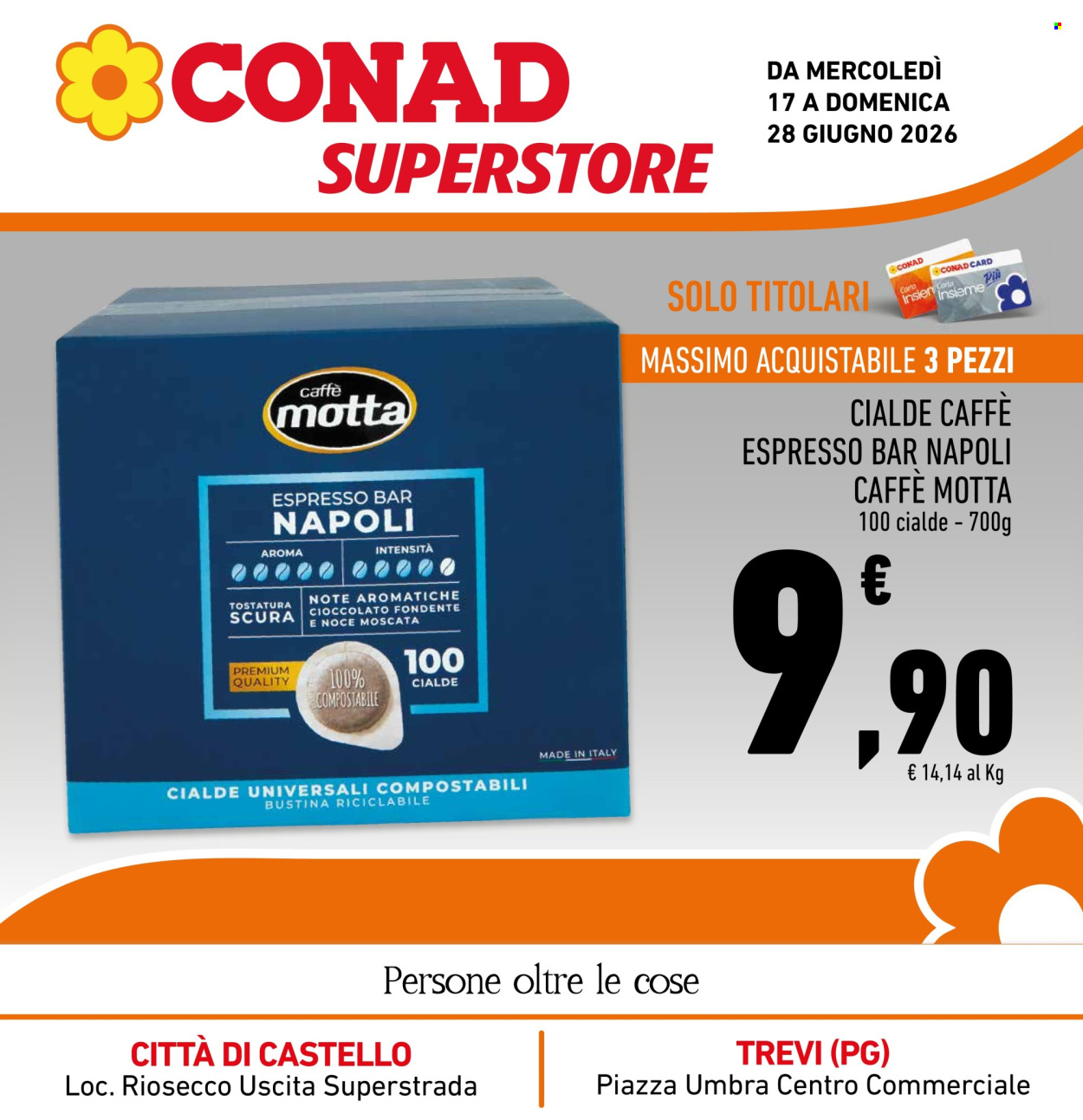 Volantino Conad Superstore - 17/6/2026 - 28/6/2026. Pagina 1