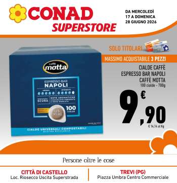 Volantino Conad Superstore - 17/6/2026 - 28/6/2026.