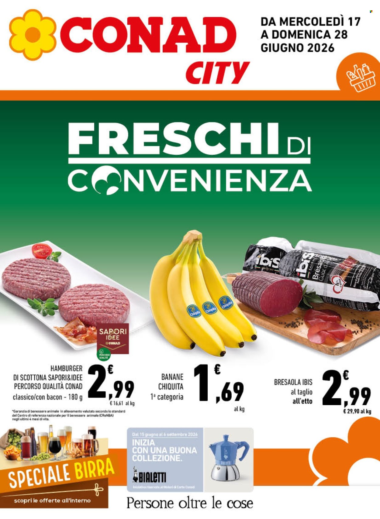 Volantino Conad - 17/6/2026 - 28/6/2026. Pagina 1