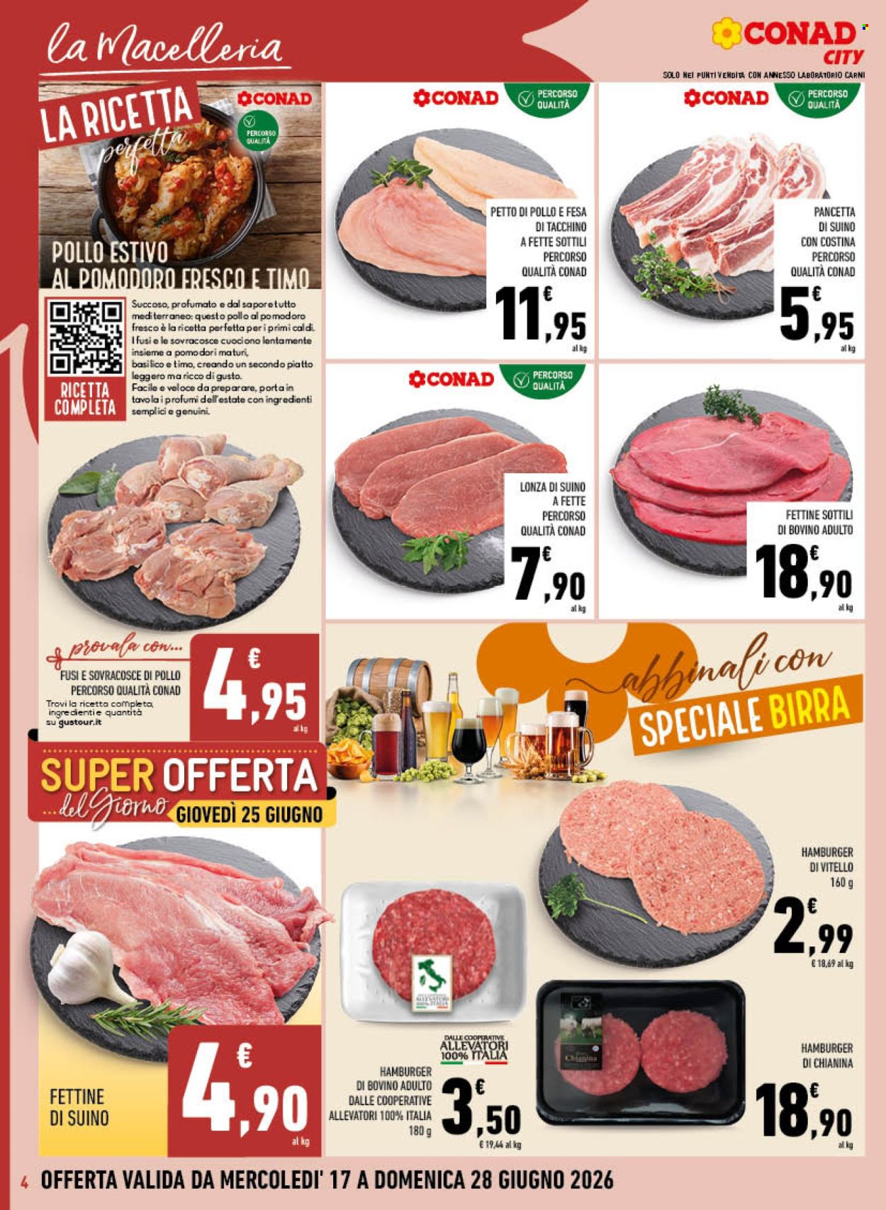 Volantino Conad - 17/6/2026 - 28/6/2026. Pagina 4