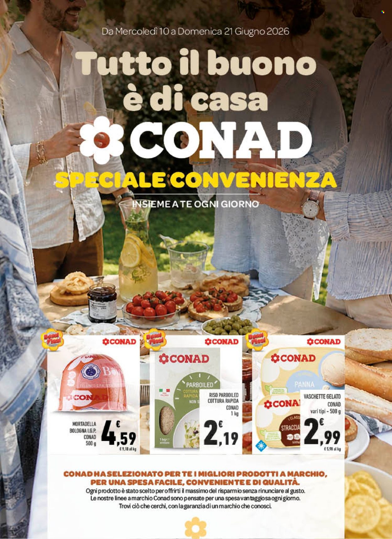 Volantino Conad - 10/6/2026 - 21/6/2026. Pagina 1