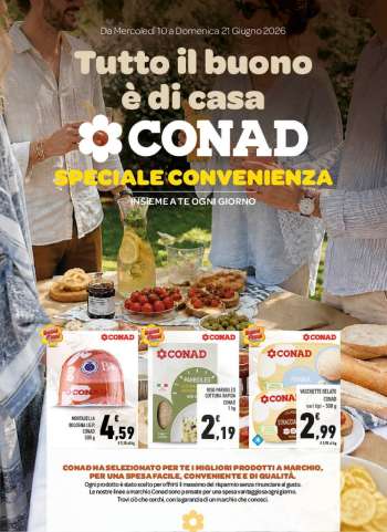 Volantino Conad - 10/6/2026 - 21/6/2026.