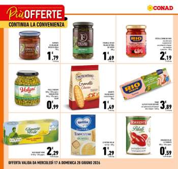 Volantino Conad - 17/6/2026 - 28/6/2026.