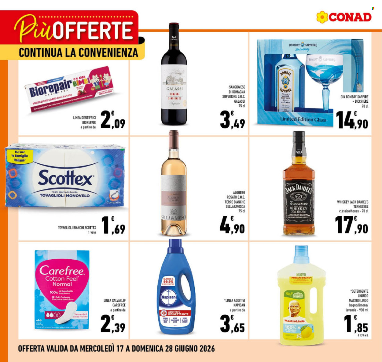 Volantino Conad - 17/6/2026 - 28/6/2026. Pagina 3
