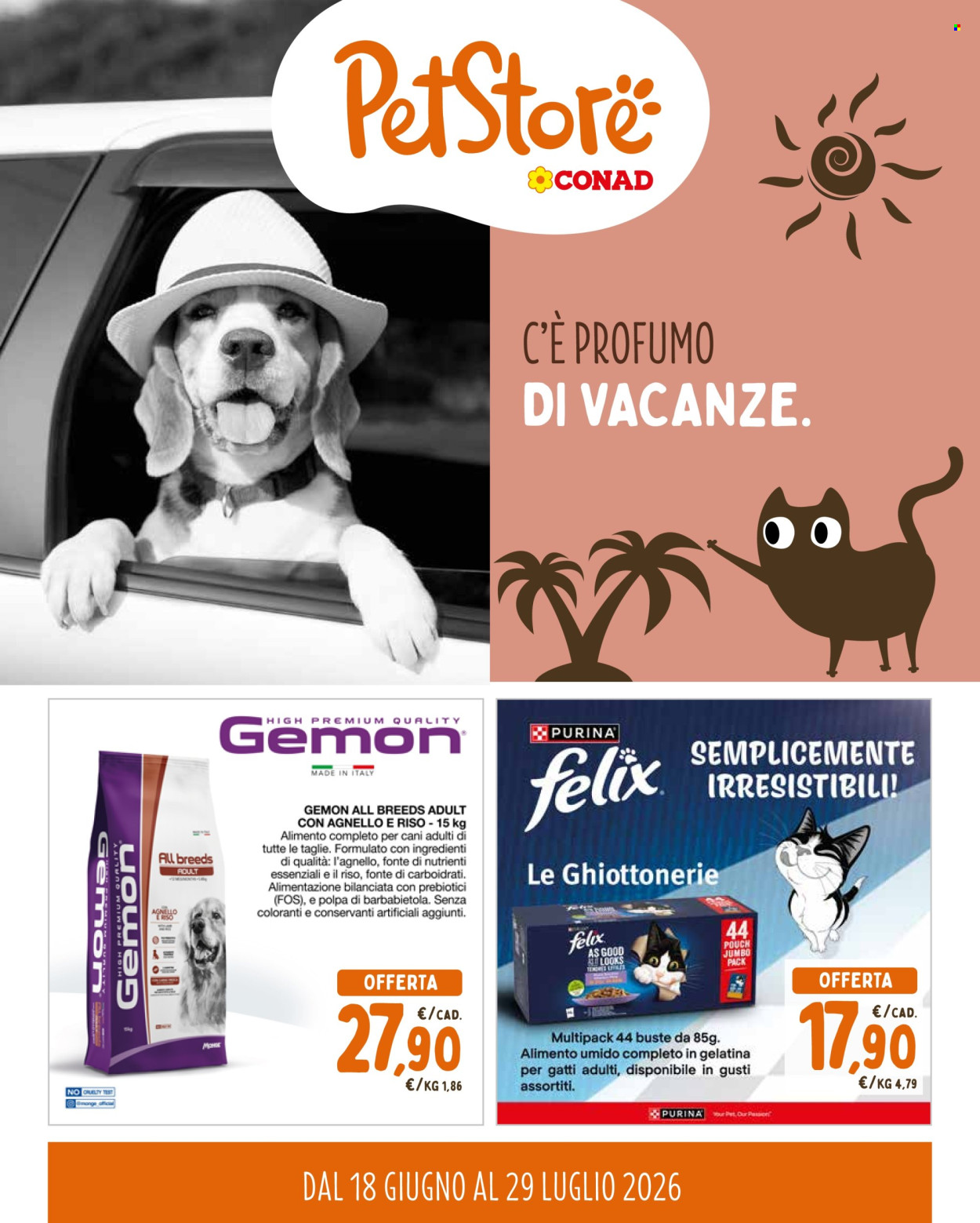 Leták Conad - 18.6.2026 - 29.7.2026. Strana 1