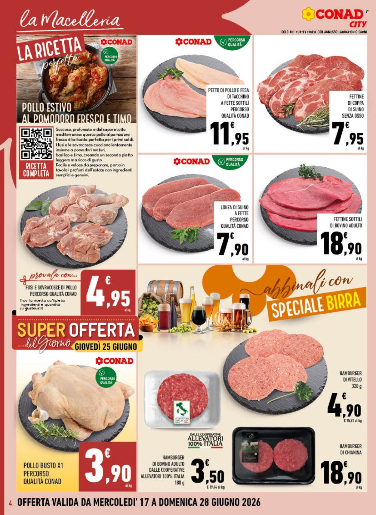 Volantino Conad - 17/6/2026 - 28/6/2026. Pagina 4