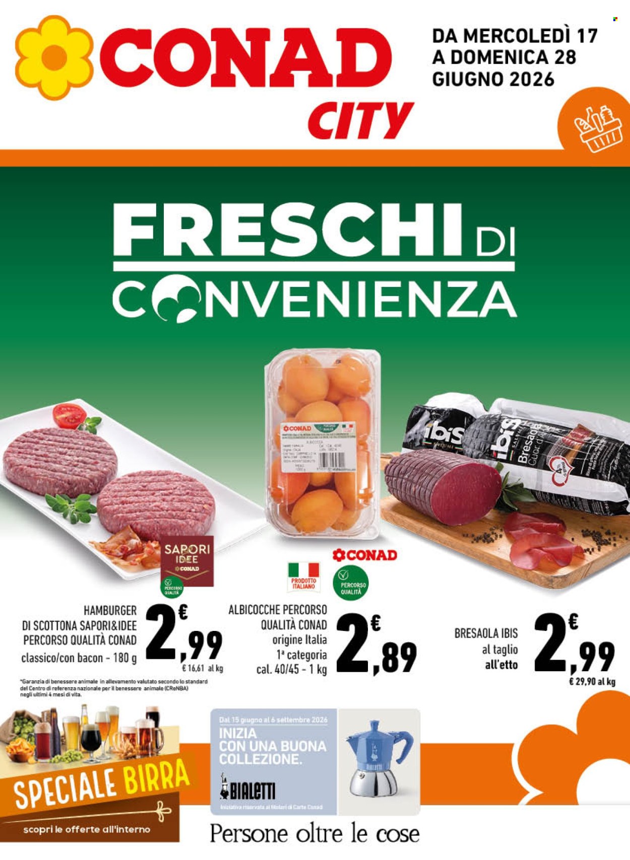 Volantino Conad - 17/6/2026 - 28/6/2026. Pagina 1