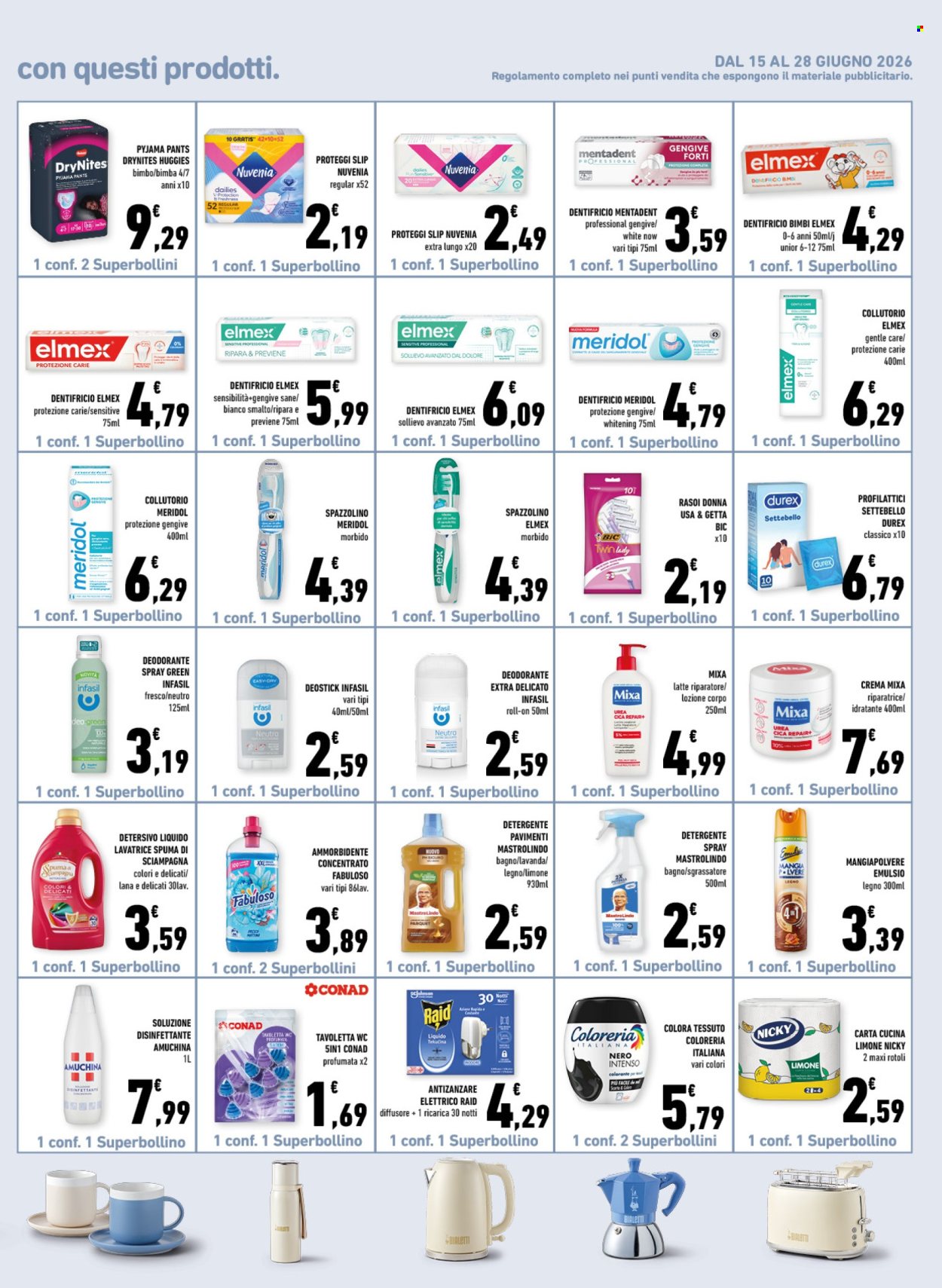 Volantino Margherita Conad - 17/6/2026 - 28/6/2026. Pagina 15