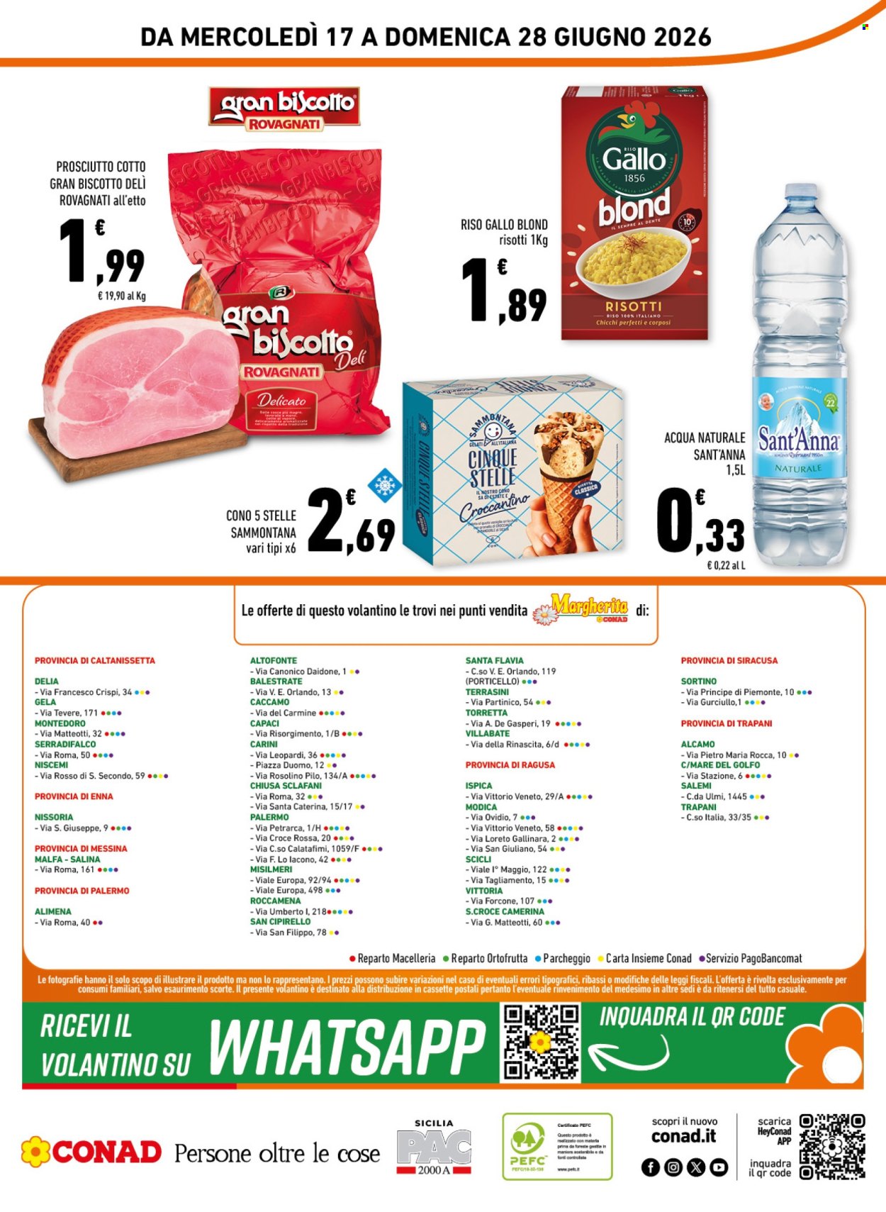 Leták Margherita Conad - 17.6.2026 - 28.6.2026. Strana 16