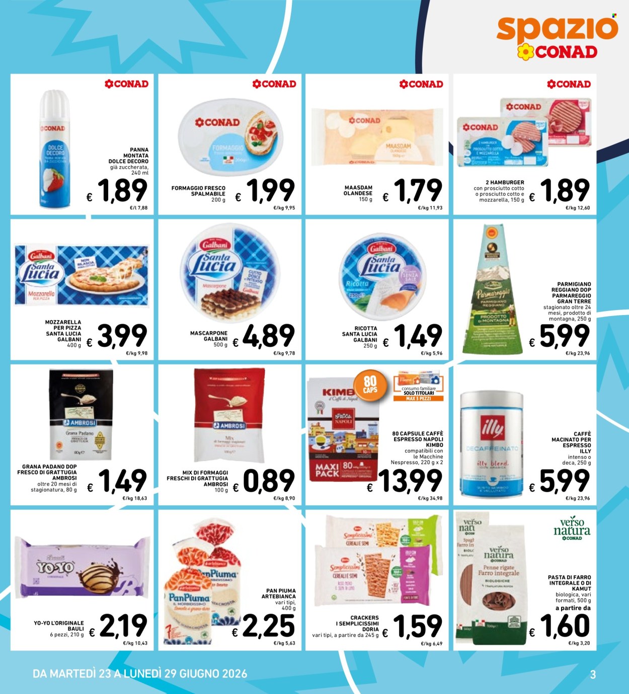Leták Spazio Conad - 16.6.2026 - 29.6.2026. Strana 3
