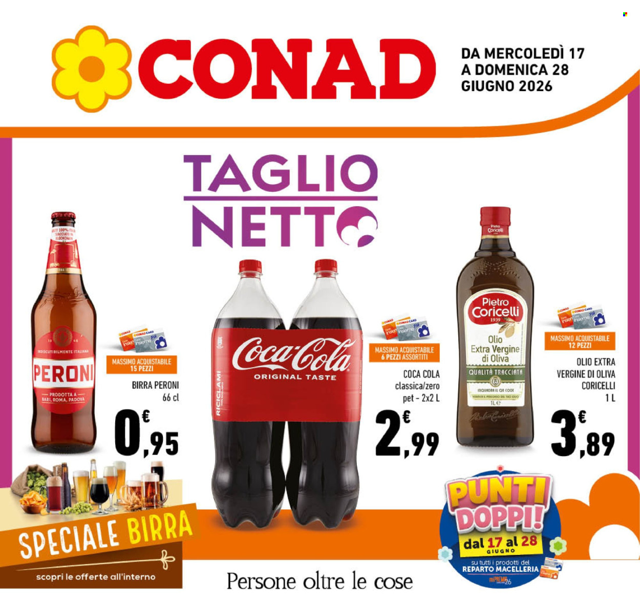 Volantino Conad - 17/6/2026 - 28/6/2026. Pagina 1